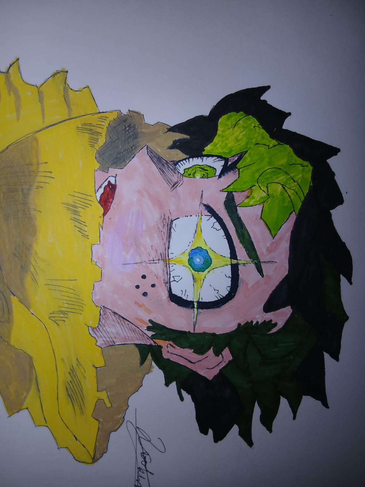 Tekening van jongeren - Eenheid